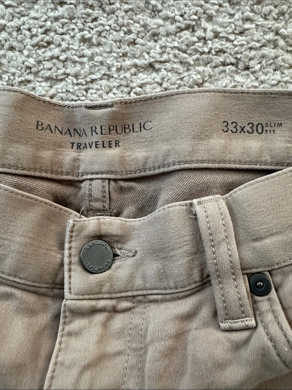Men's Banana Republic Traveler Slim Fit 33x30